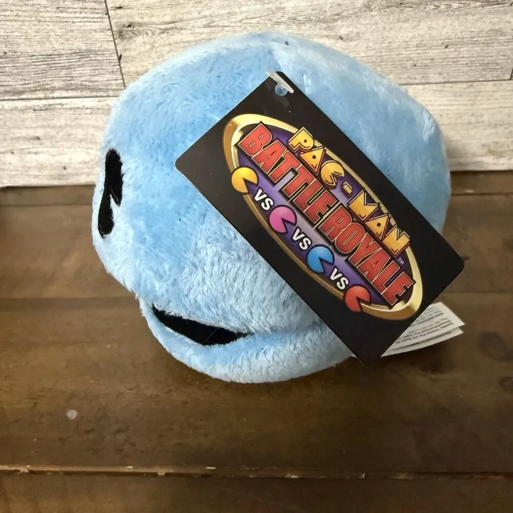 Pac-Man Battle Royale Plush Toy Factory Stuffed Blue Figure Arcade Adult Collect